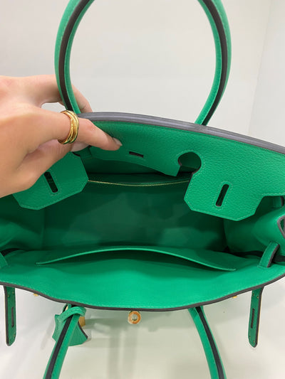 Hermès Birkin 30 Menthe GHW