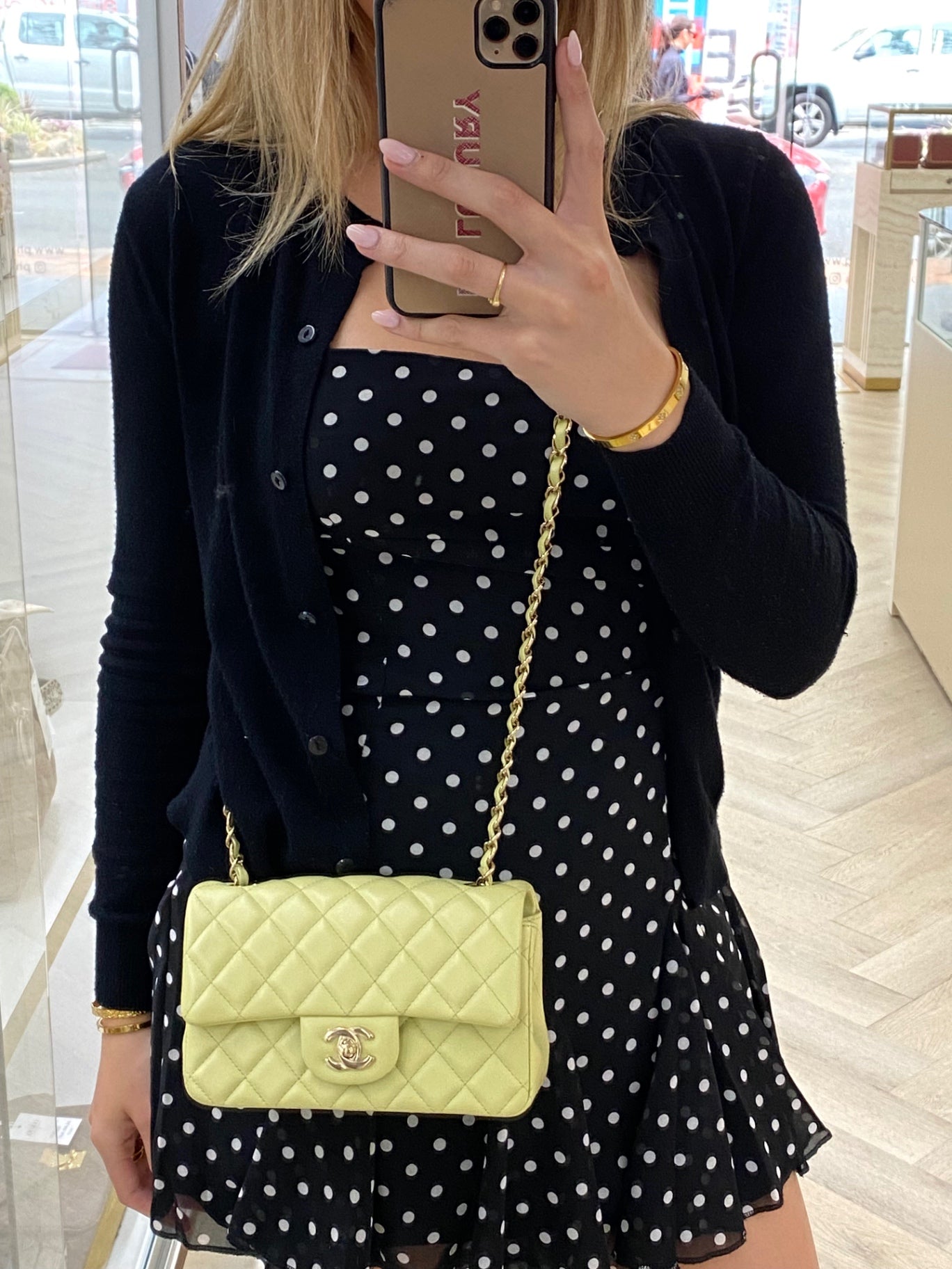 Chanel Shoulder Bag Yellow