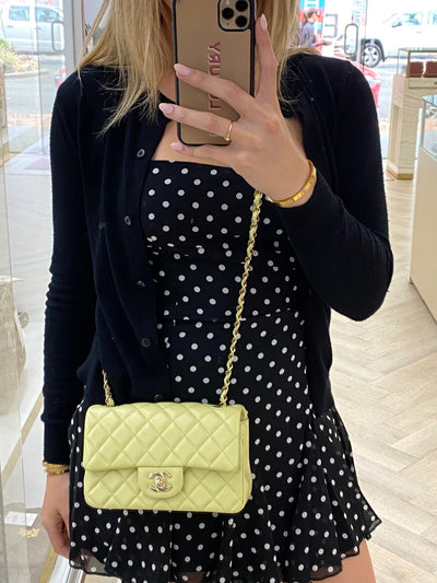 Chanel Shoulder Bag Yellow