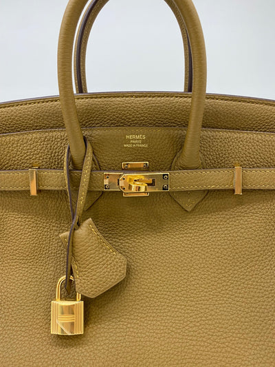 Hermes Birkin 25 Bronze Dore GHW