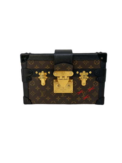 Louis Vuitton Bag Brown and black with gold accents