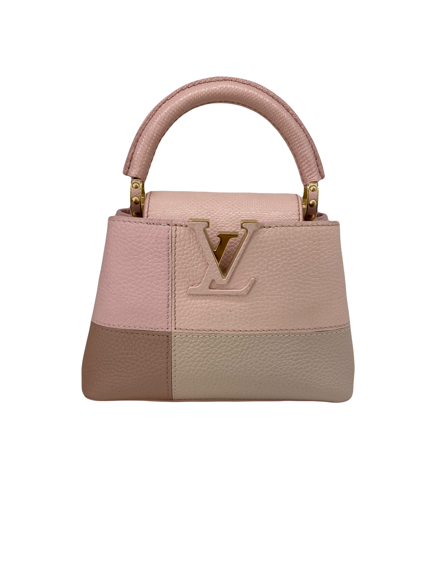 Louis Vuitton Handbag Pink, Beige, Taupe