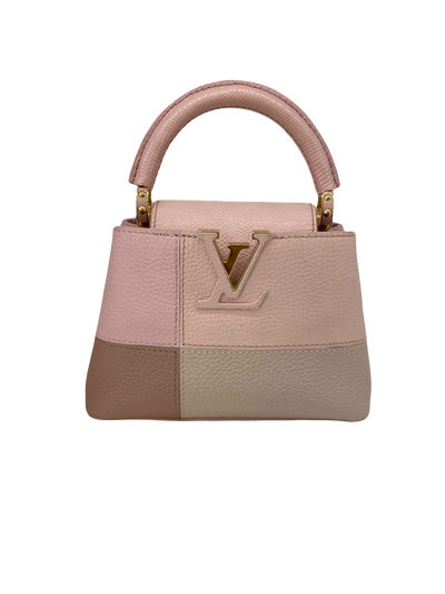 Louis Vuitton Handbag Pink, Beige, Taupe