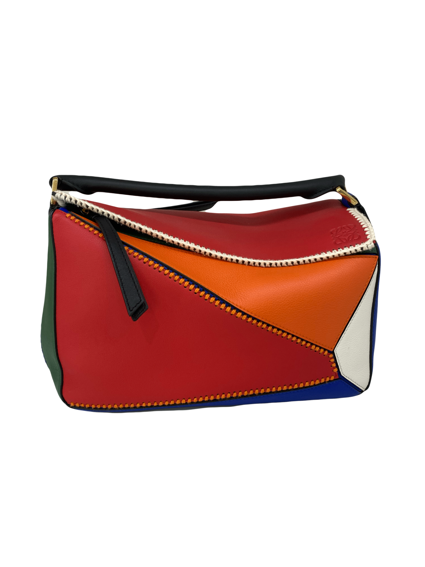 Loewe Puzzle bag (Red, Orange, White, Green, Blue)