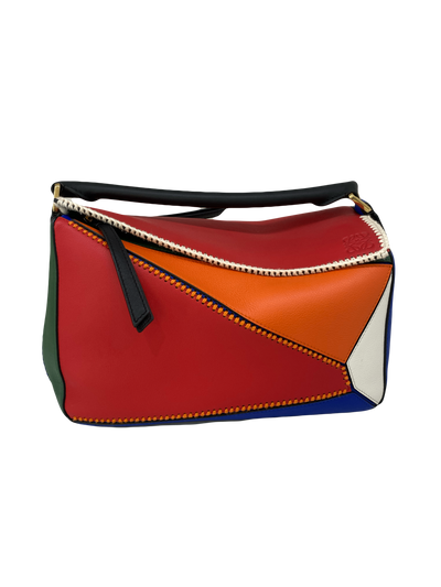 Loewe Puzzle bag (Red, Orange, White, Green, Blue)