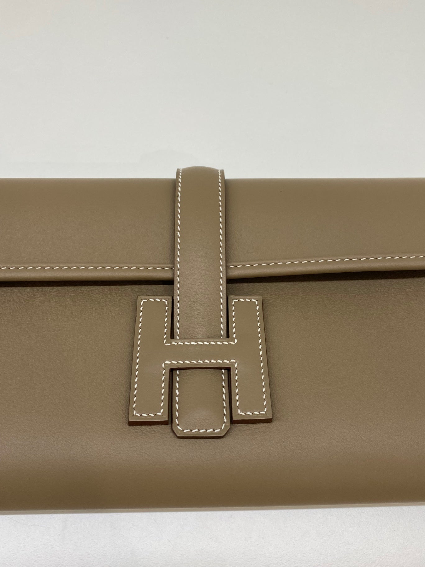 Hermès Clutch Bag Beige