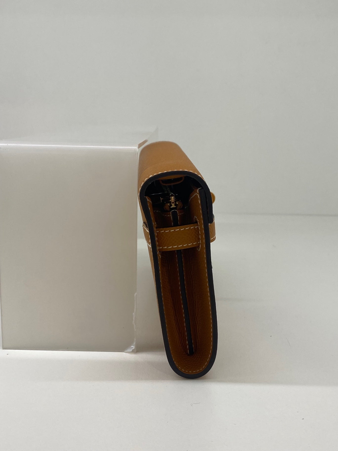 Hermes Clutch Bag Brown