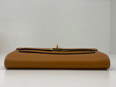 Hermes Clutch Bag Brown