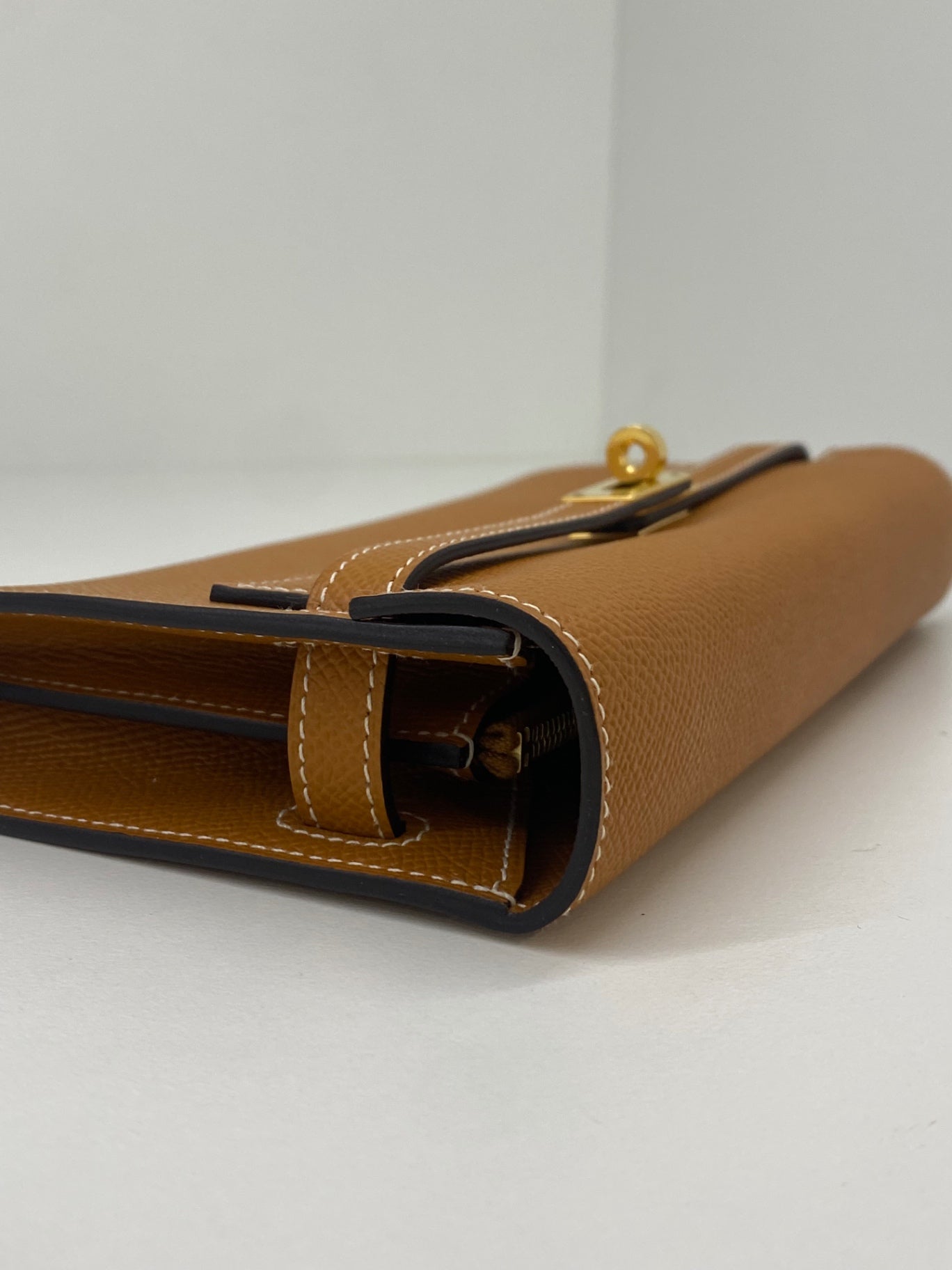 Hermes Clutch Bag Brown