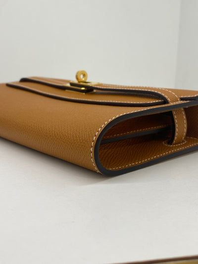 Hermes Clutch Bag Brown