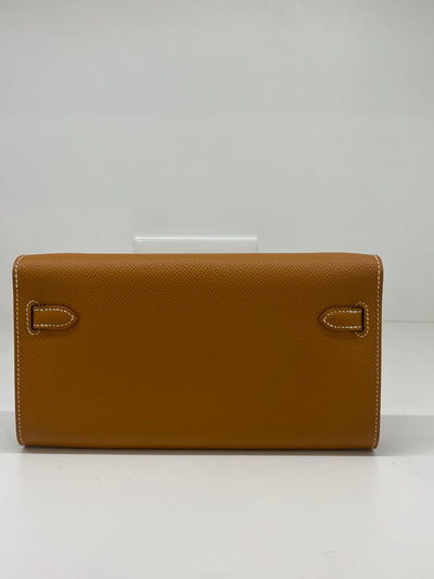 Hermes Clutch Bag Brown