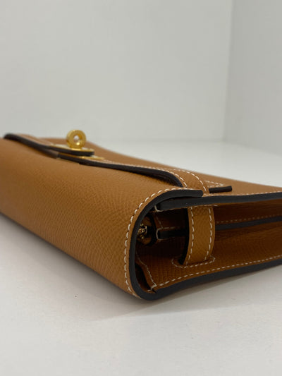Hermes Clutch Bag Brown