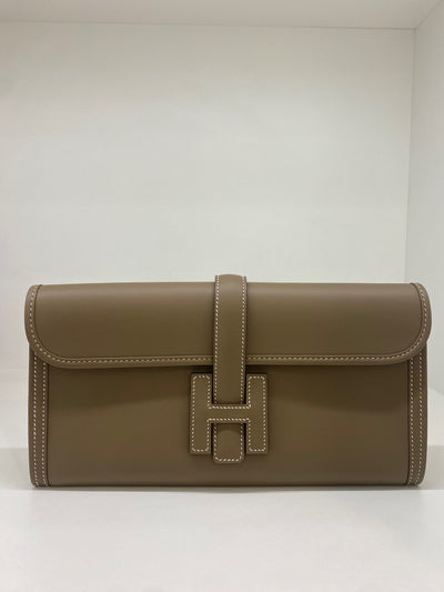 Hermès Clutch Bag Beige