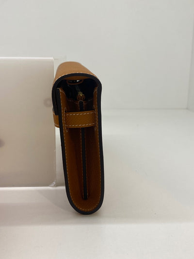Hermes Clutch Bag Brown