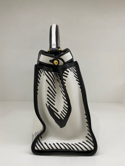 Fendi Handbag White and black