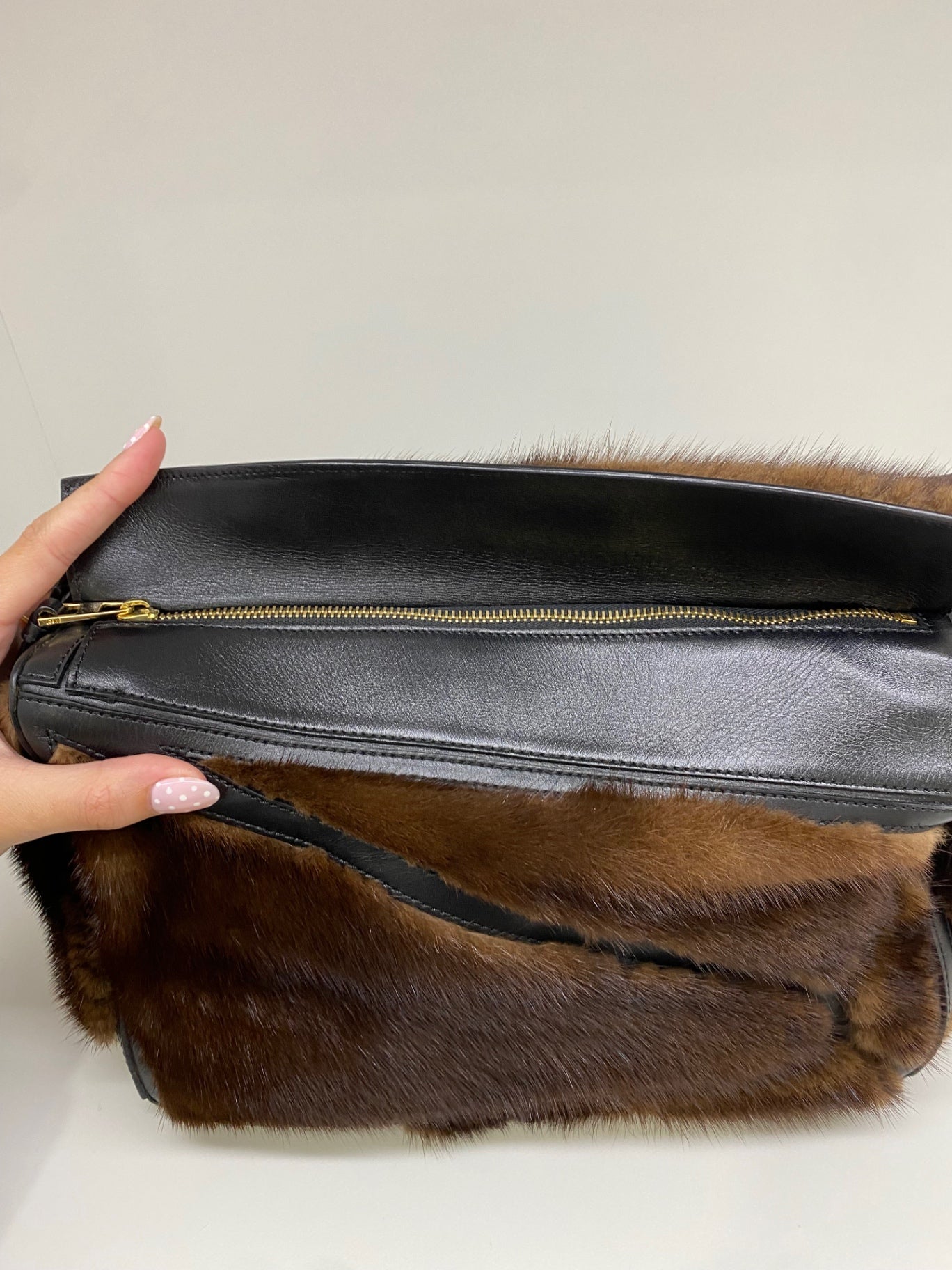 Unknown Shoulder Bag Brown and Black