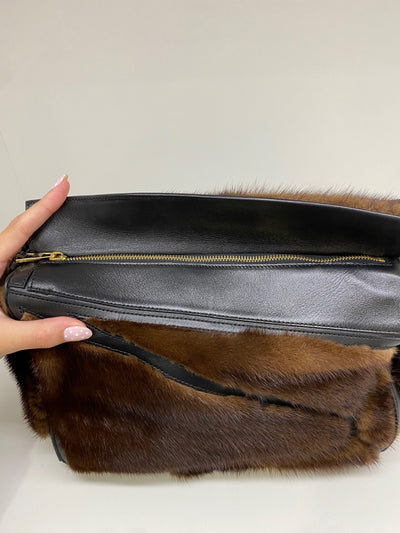 Unknown Shoulder Bag Brown and Black