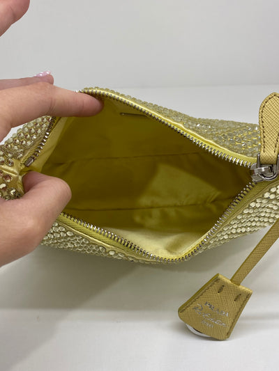 Prada Clutch Bag Yellow