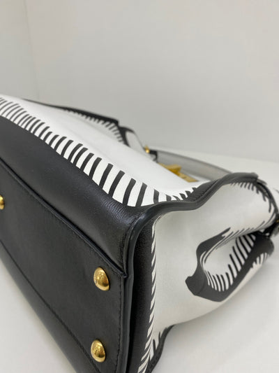 Fendi Handbag White and black
