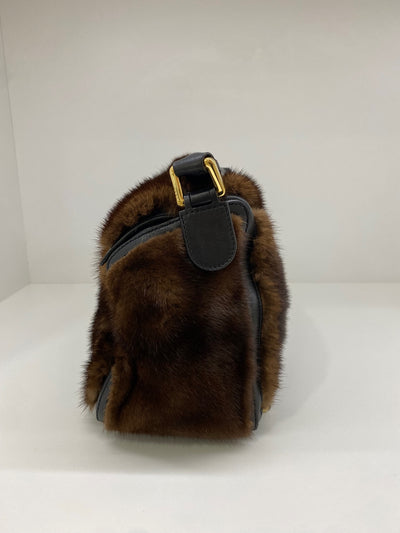 Unknown Shoulder Bag Brown and Black