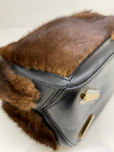 Unknown Shoulder Bag Brown and Black