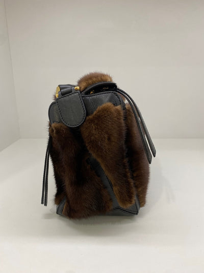 Unknown Shoulder Bag Brown and Black