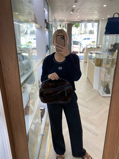 Unknown Shoulder Bag Brown and Black