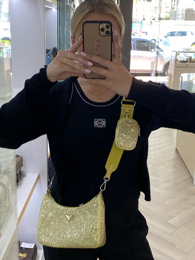 Prada Clutch Bag Yellow