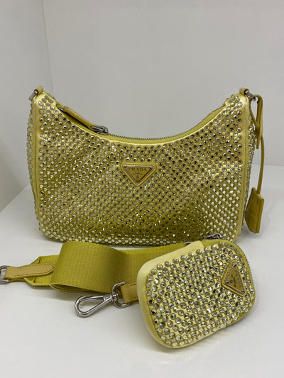 Prada Clutch Bag Yellow