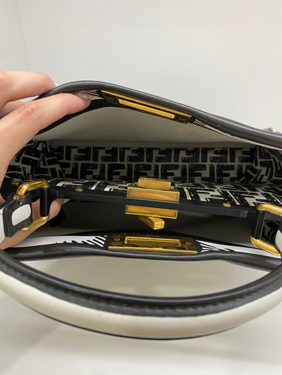 Fendi Handbag White and black