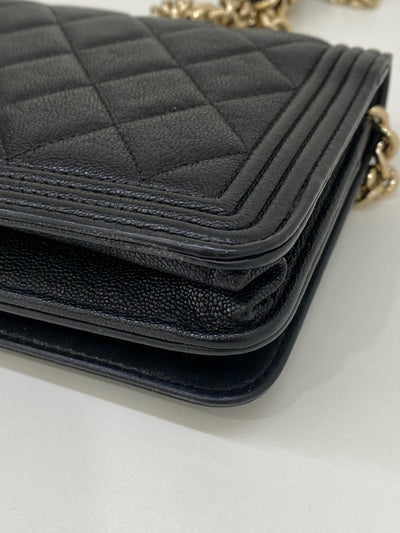 Chanel Boy WOC Black