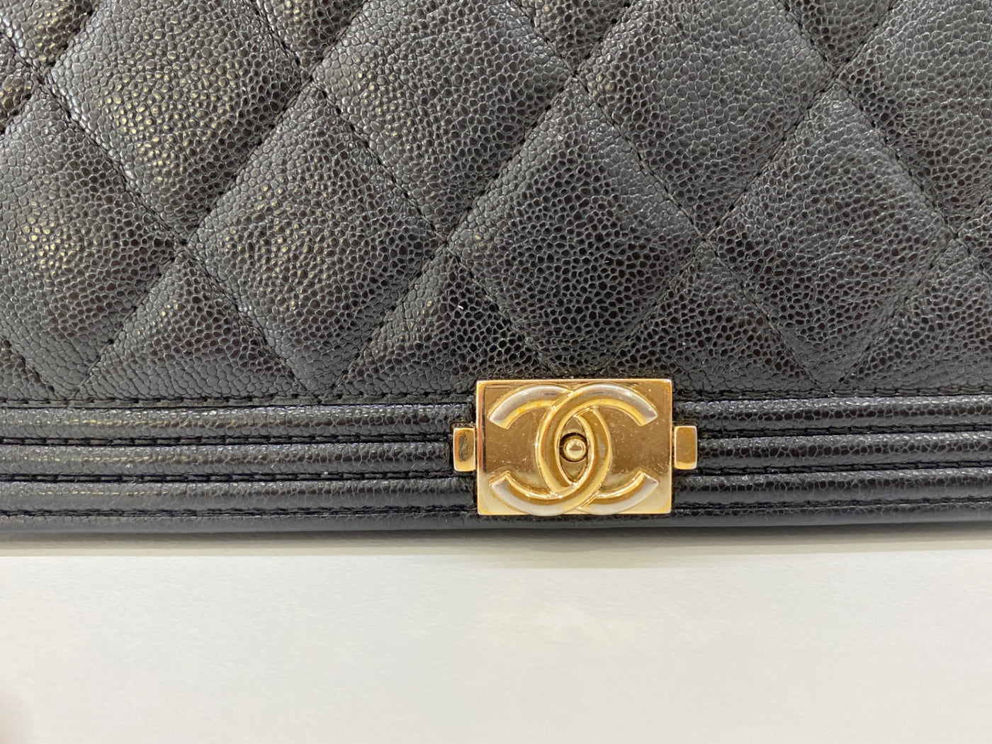 Chanel Boy WOC Black