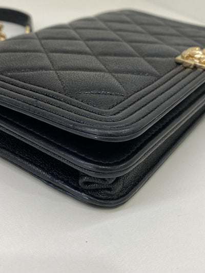 Chanel Boy WOC Black