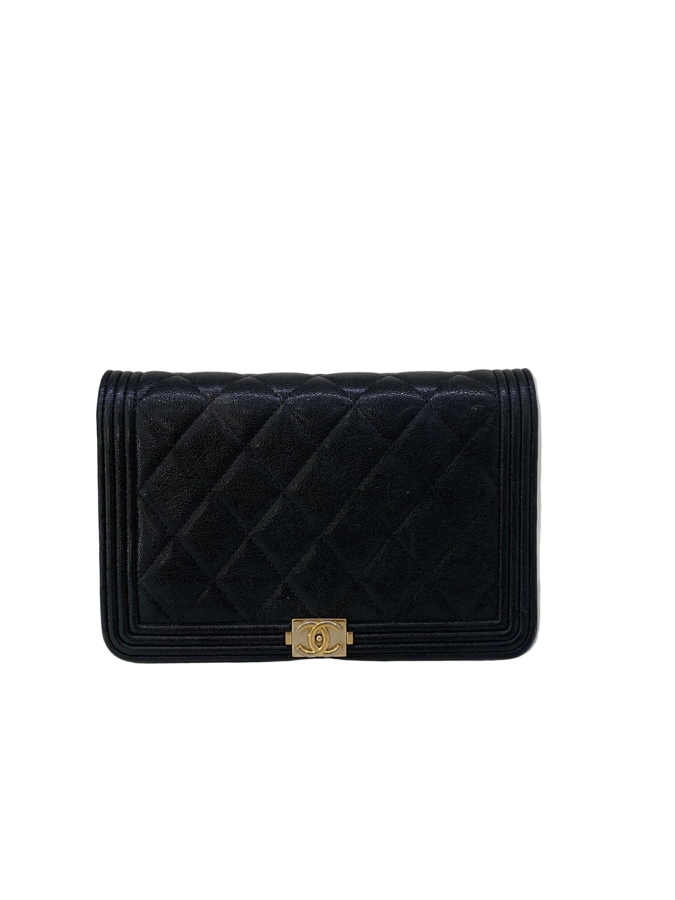 Chanel Boy WOC Black