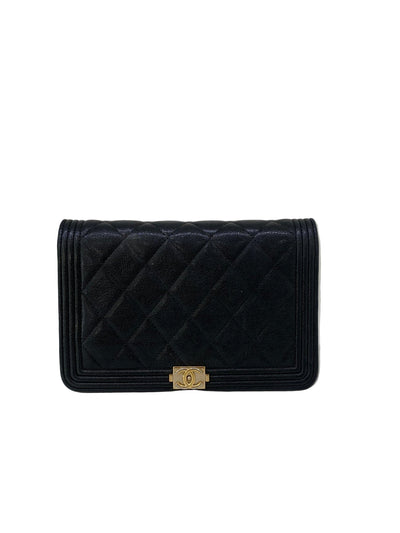 Chanel Boy WOC Black
