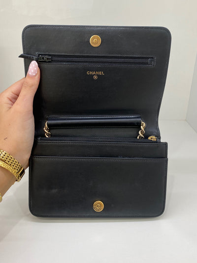 Chanel Boy WOC Black