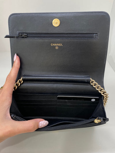 Chanel Boy WOC Black