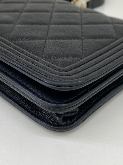 Chanel Boy WOC Black