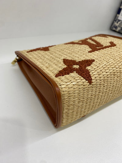 Louis Vuitton Raffia Monogram Giant Toiletry Pouch