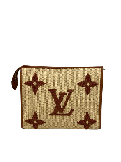 Louis Vuitton Raffia Monogram Giant Toiletry Pouch