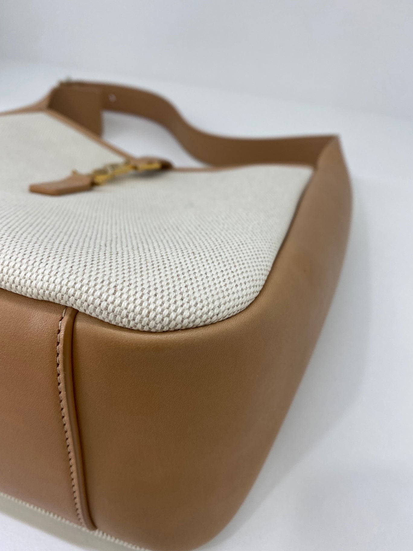 YSL (Saint Laurent) Handbag Beige and tan