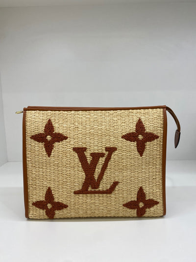 Louis Vuitton Raffia Monogram Giant Toiletry Pouch