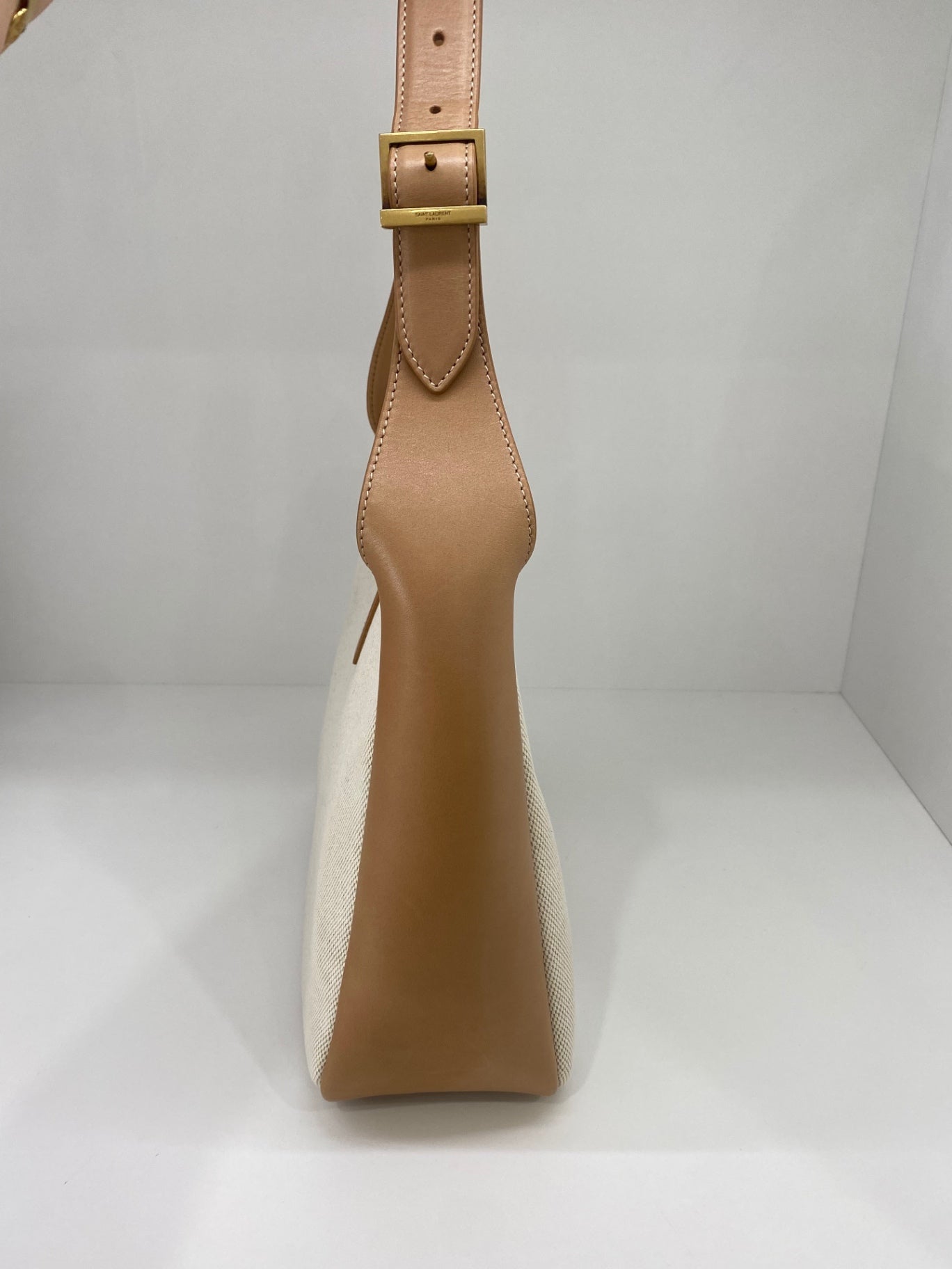 YSL (Saint Laurent) Handbag Beige and tan