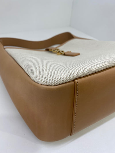 YSL (Saint Laurent) Handbag Beige and tan