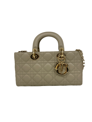 Dior Lady Dior D-Joy Medium Beige GHW