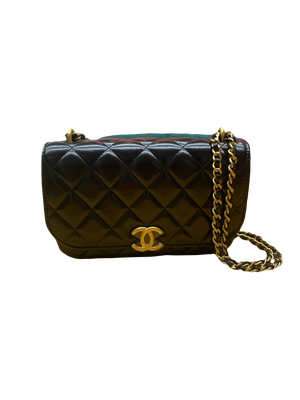 Chanel Phone Pouch on Chain Black GHW