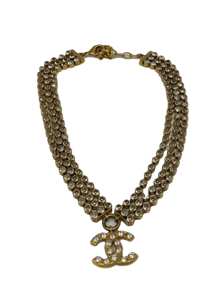 Chanel Three Layer Dimonti Necklace