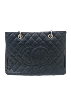 Chanel GST Tote Black SHW