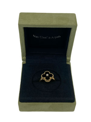 Van Cleef & Arpels Vintage Alhambra Ring Size 55