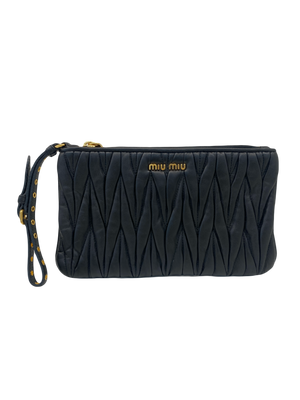 Miu Miu Maltese Clutch Black GHW